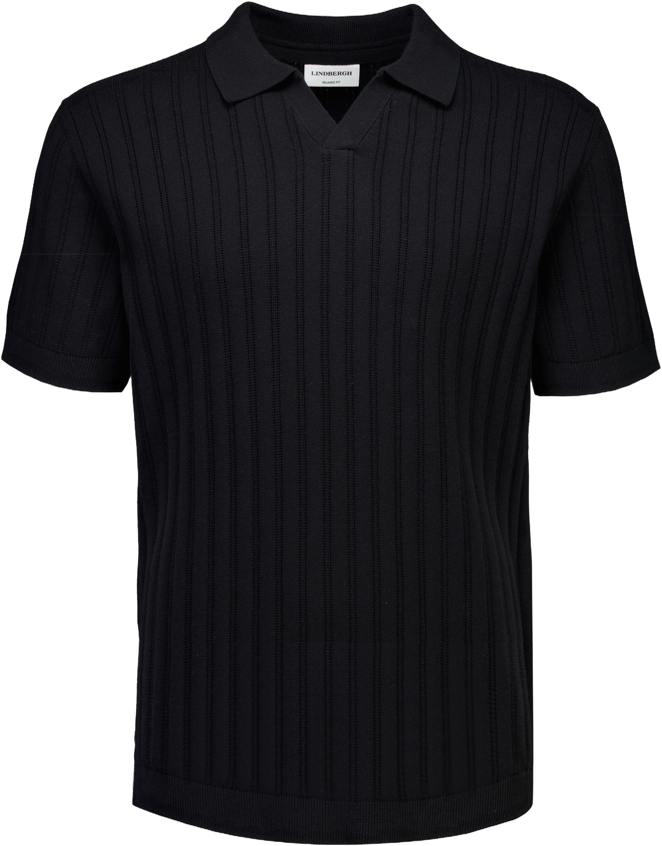 Knitted S/S Vneck Polo - DKK 419 - Spar 30%