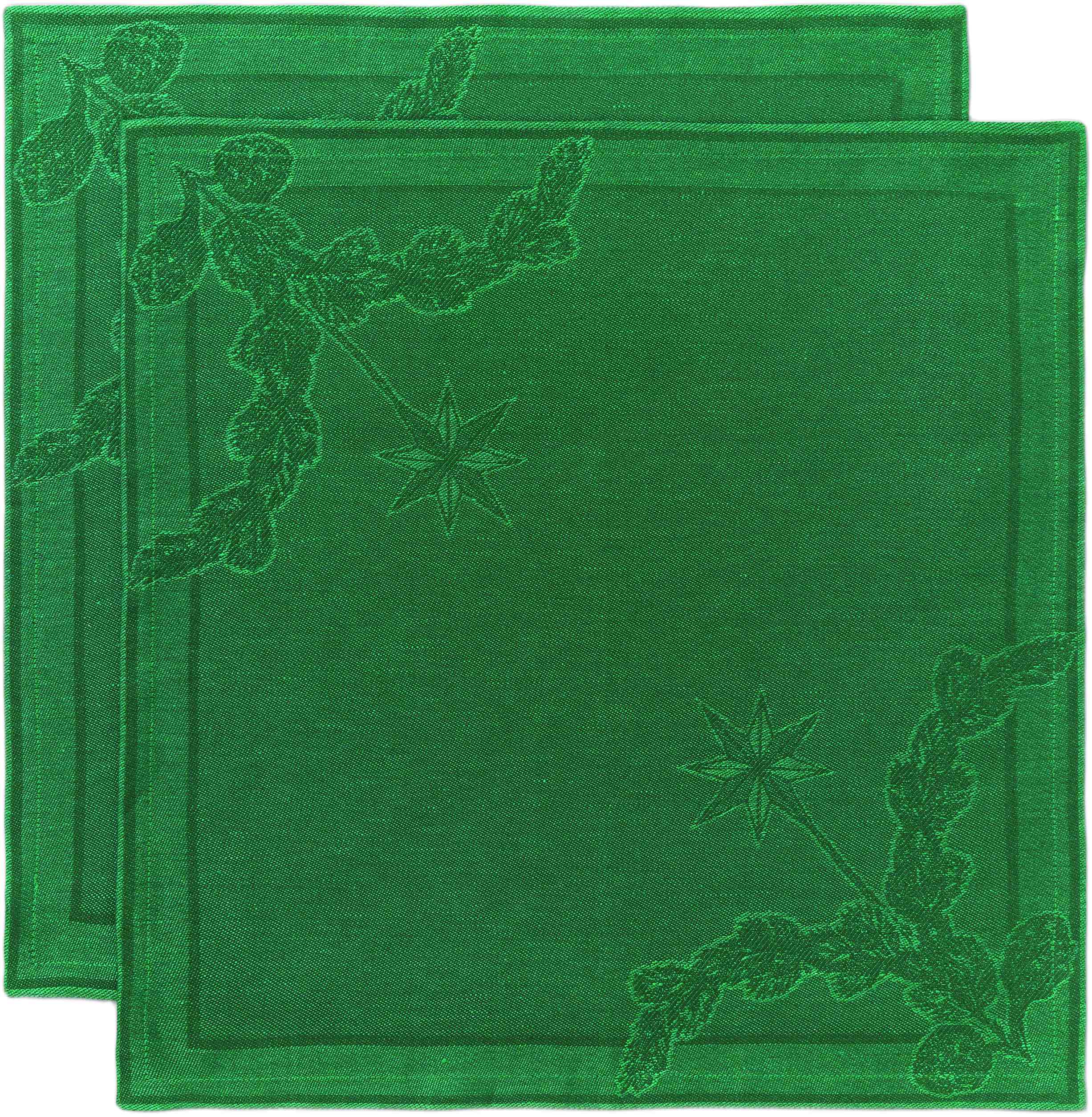 Stjerneriflet Serviet Grøn2stk