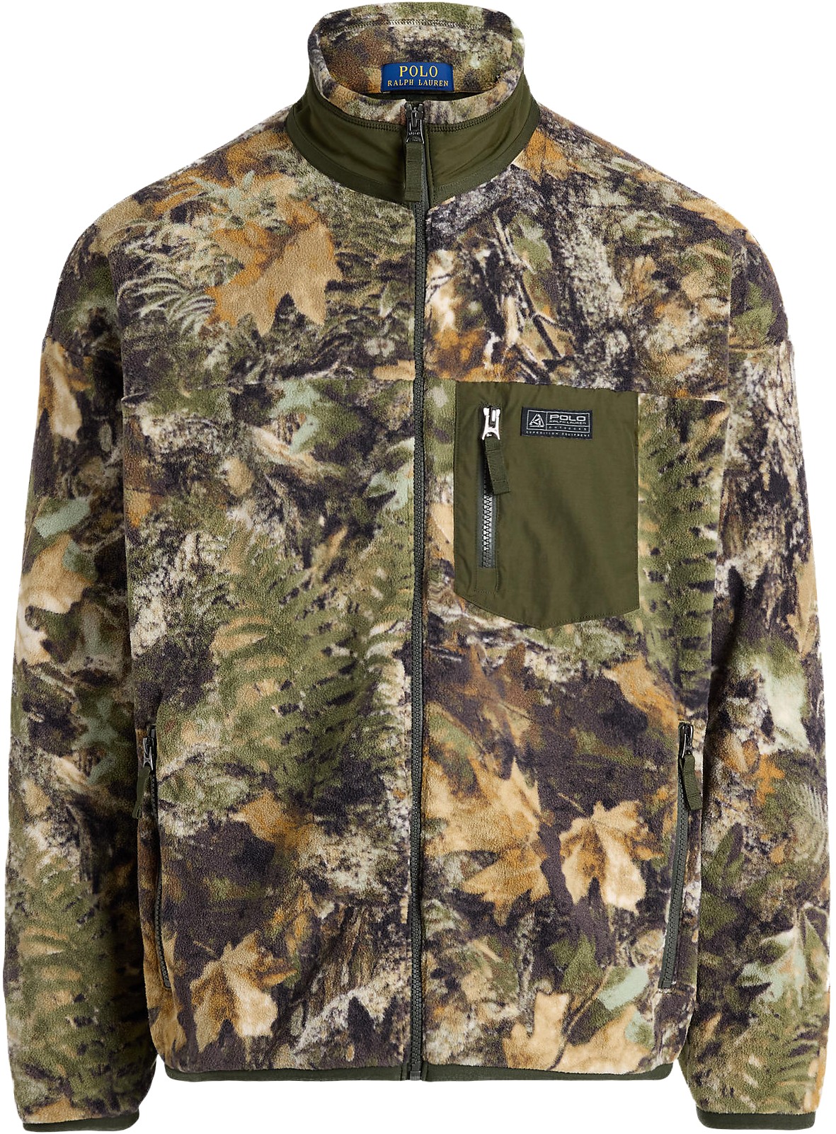 Relaxed Fit Forestprint Fleece Jacket