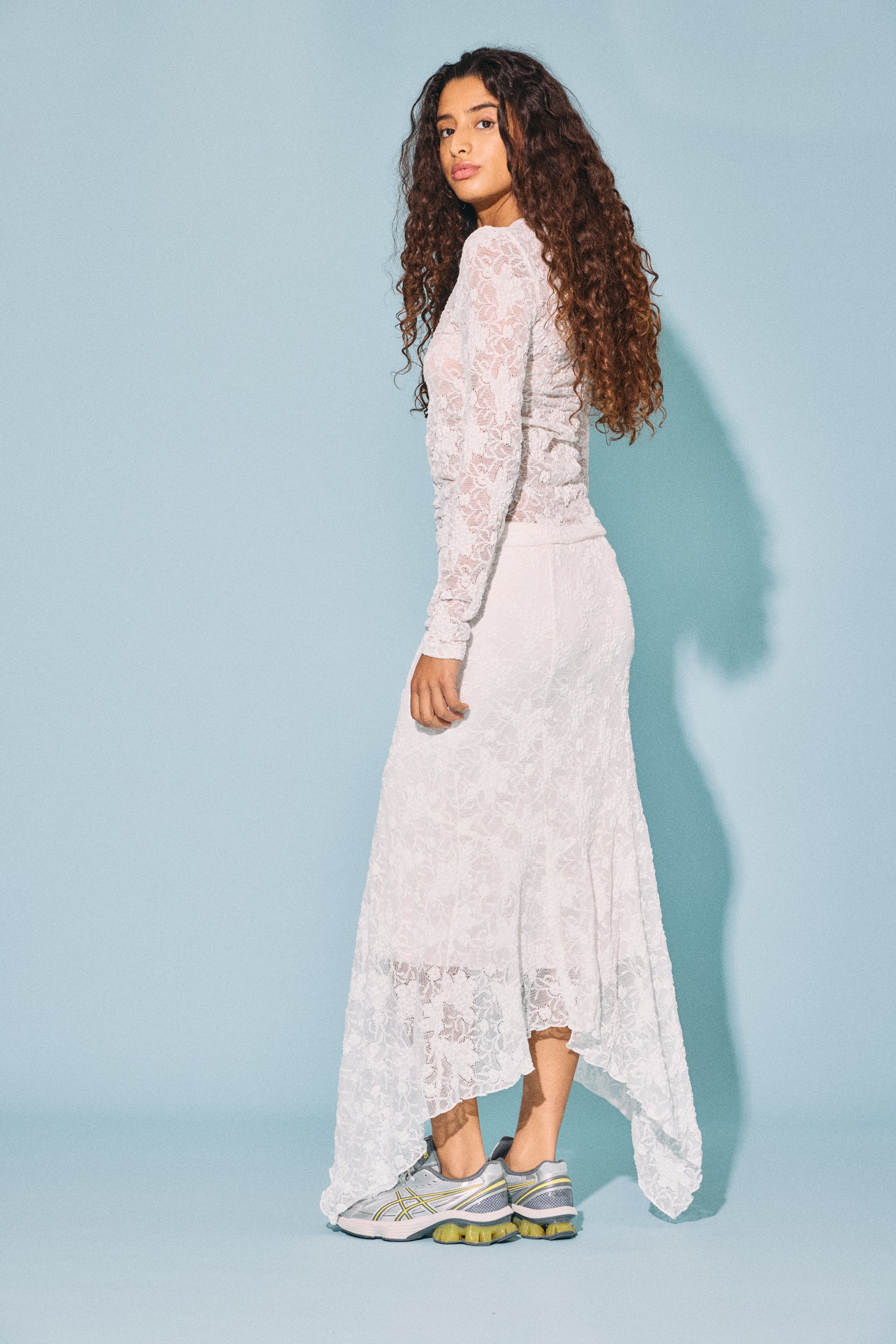 Nmfranny MW Lace Skirt