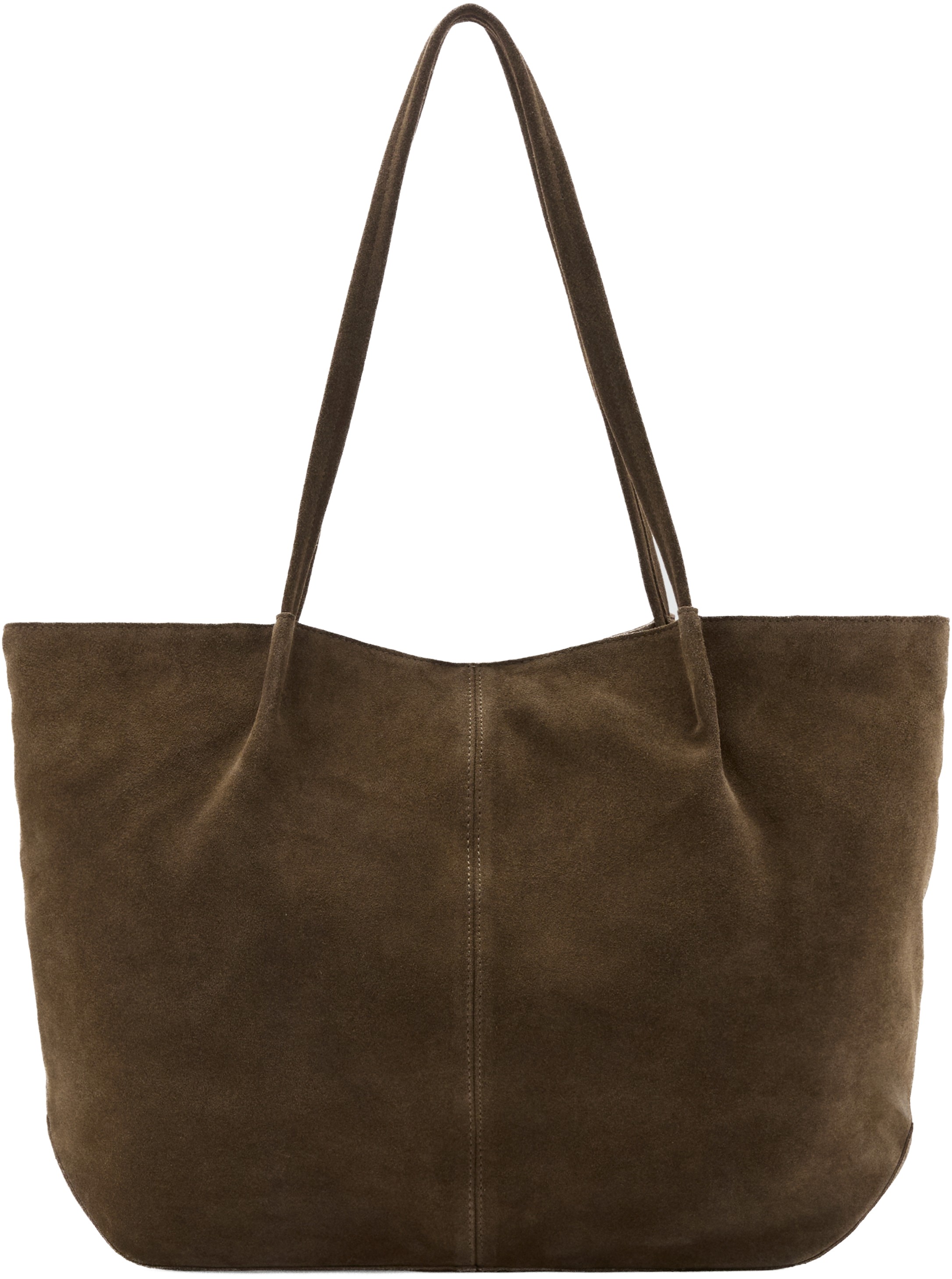 Suede Leather Shopper bag