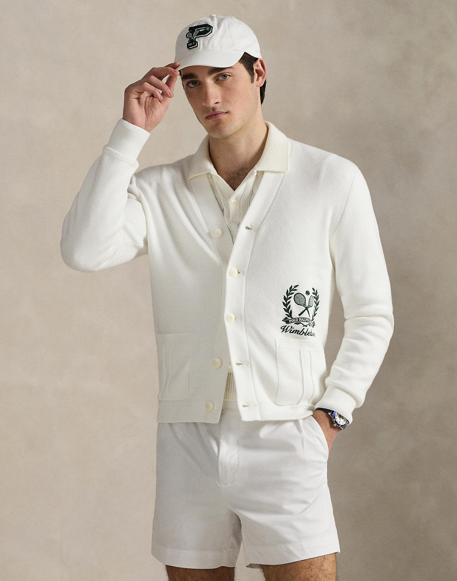 Wimbledon Cotton Cardigan