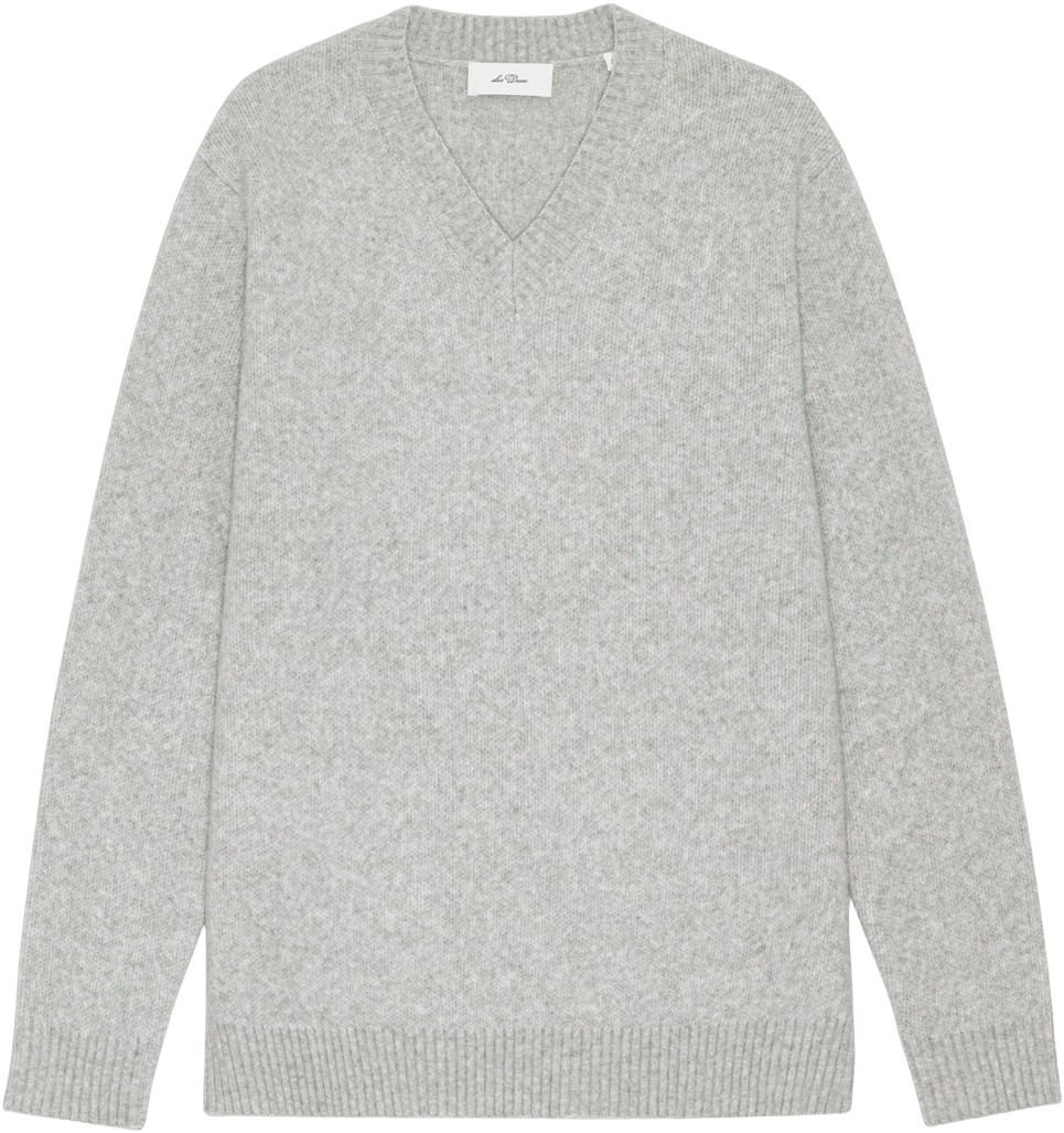 Melange Vneck Knit