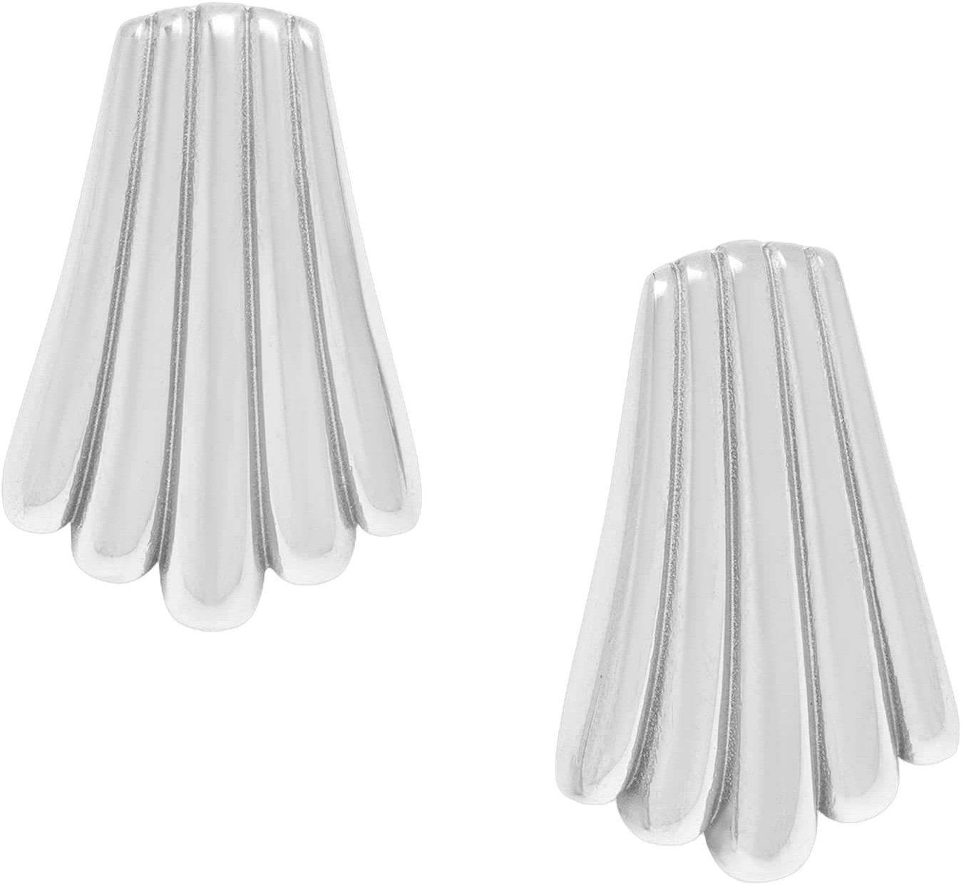 Women’s Silver Calico Shell Earrings
