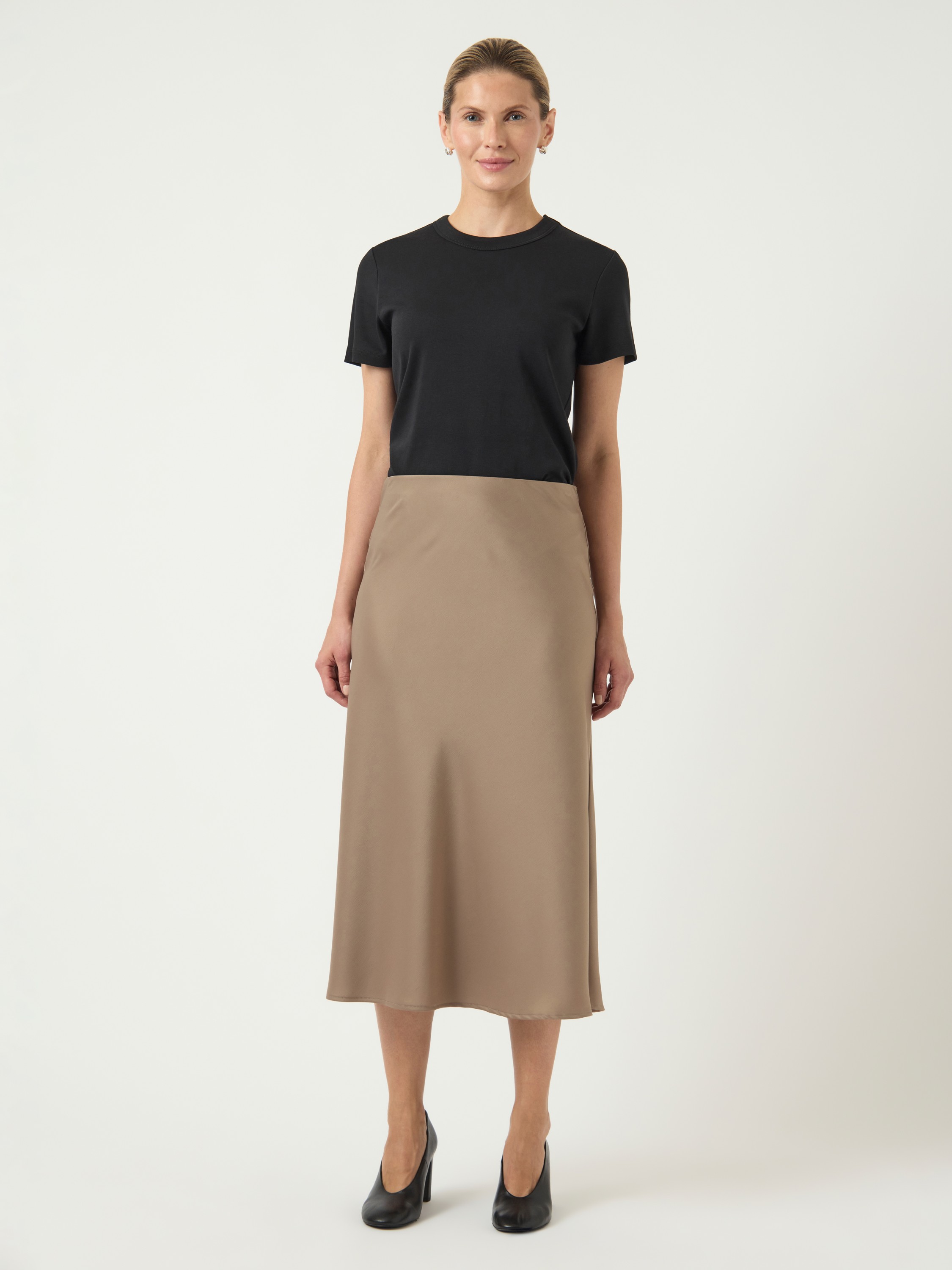 Yaspella HW Midi Skirt S. Noos