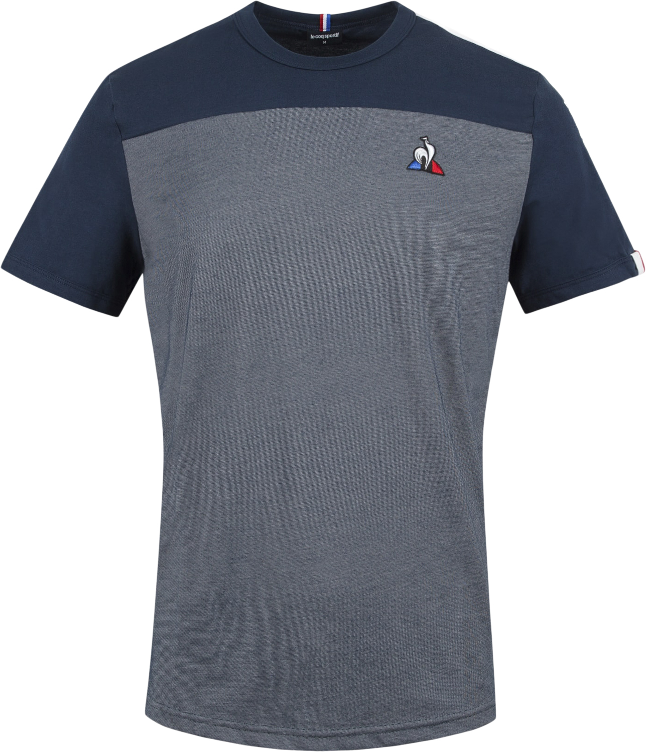 Le Coq Sportif Saison 1 T-shirt Mørkeblå Grå Herre