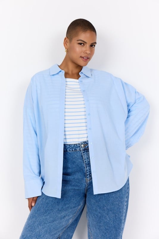 Wamary 8 Skjorte Lyseblå