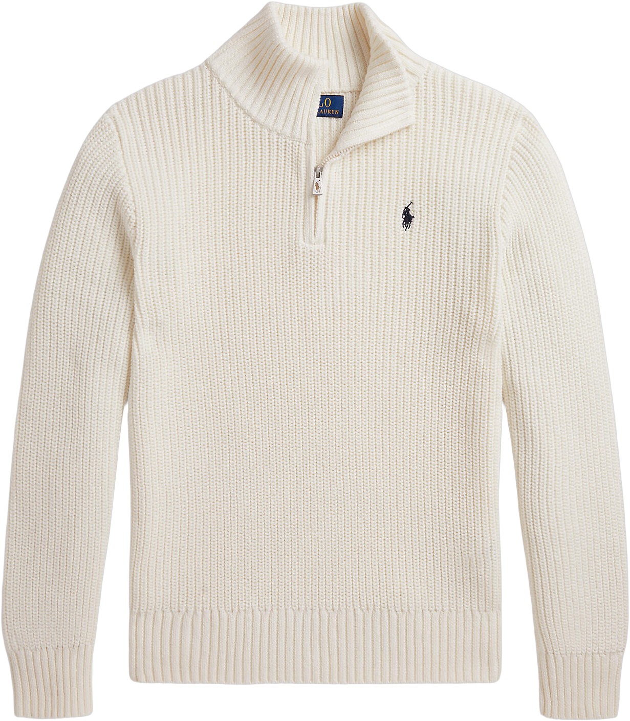 Cotton Quarterzip Sweater