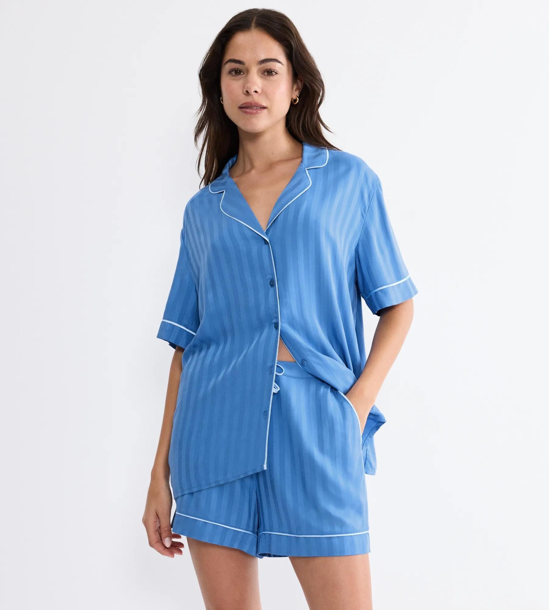 Amourette Jacquard Boyfriend Shirt - Køb til DKK 170 - Spar 50%