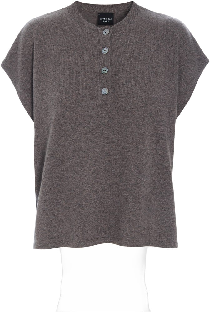Kumo Cashmere Bluse med Knapper