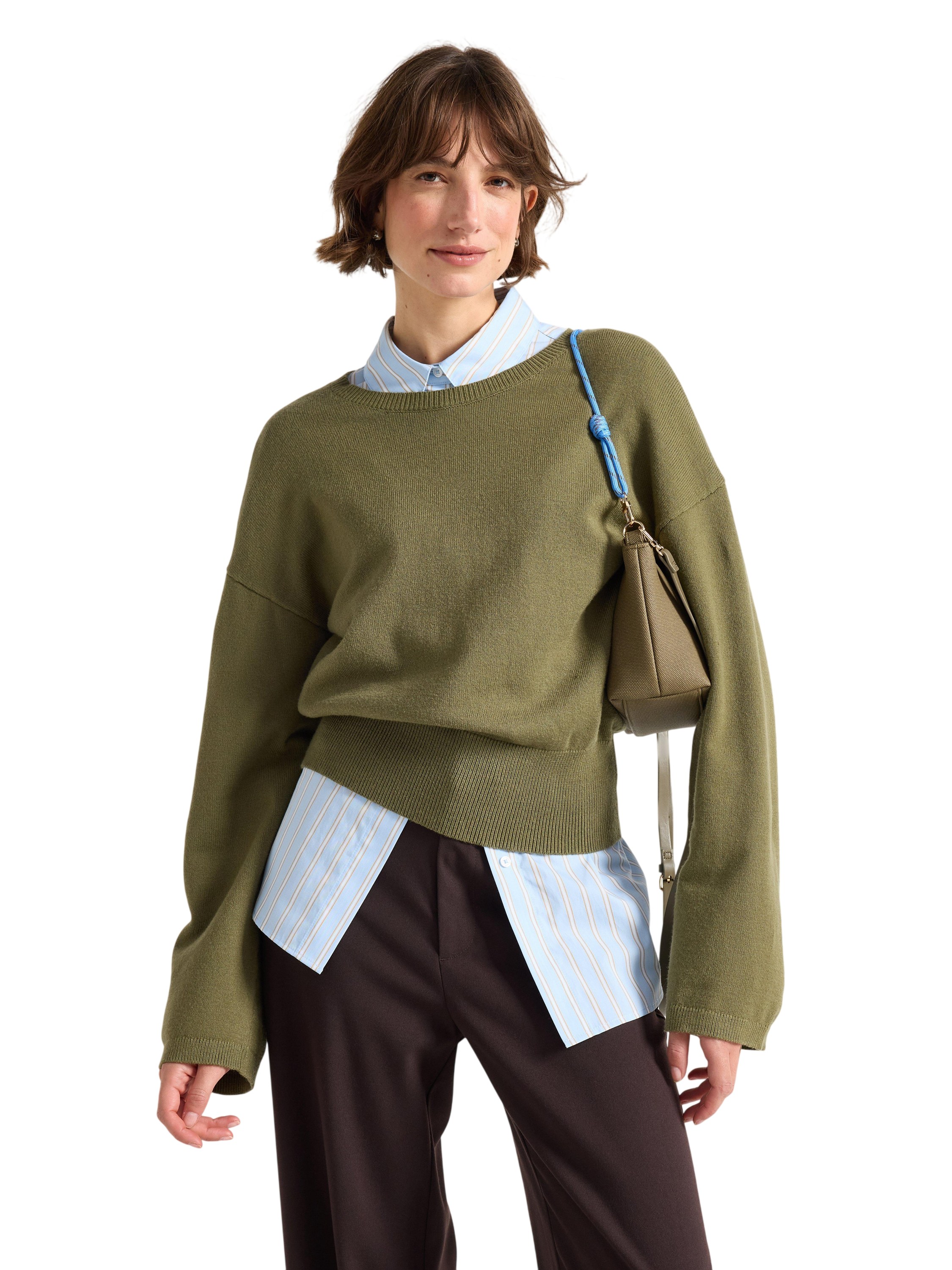 Strikket Trøje med en Afslappet pas