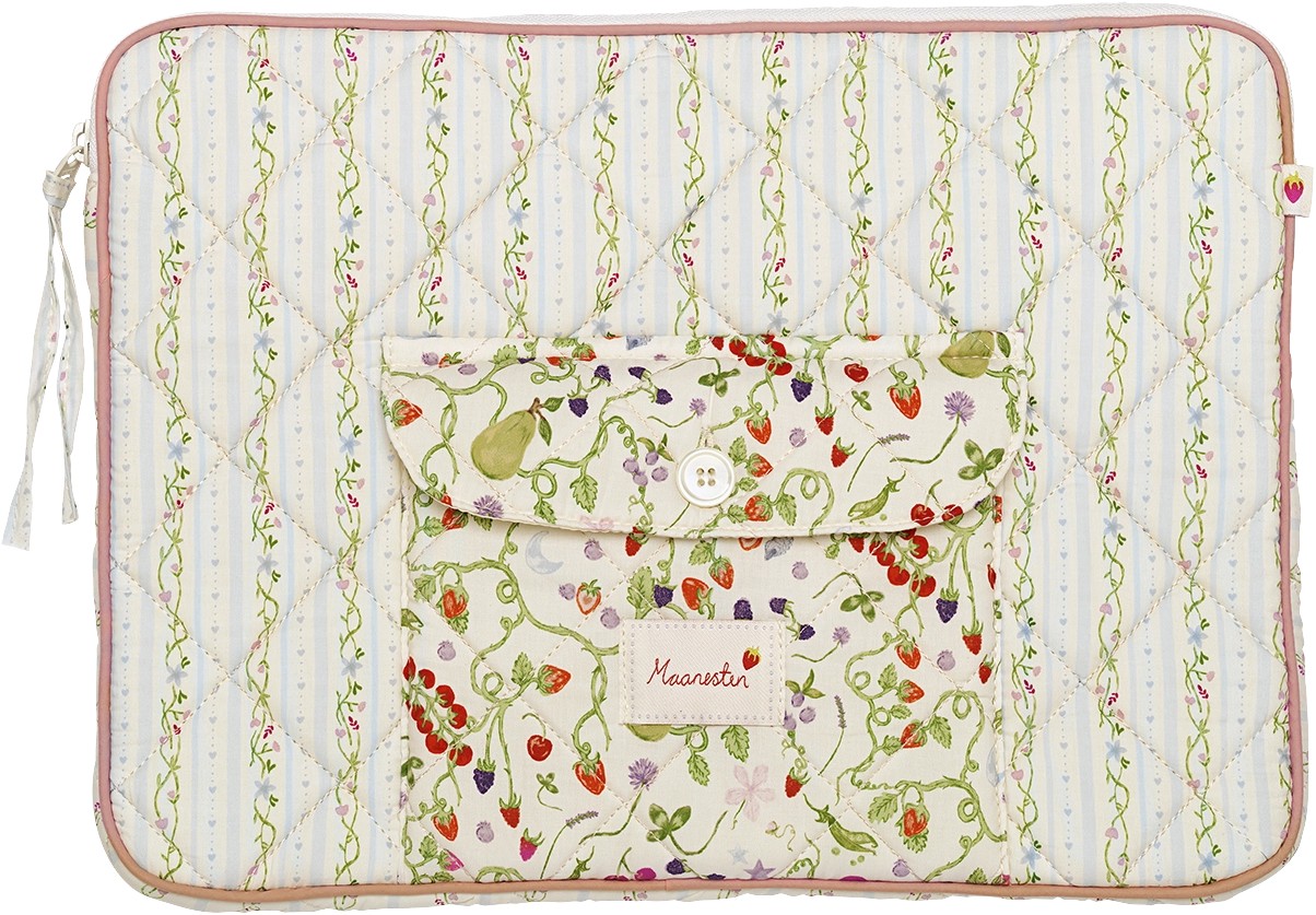 Alesea Computer Sleeve Summer Stripes Blue