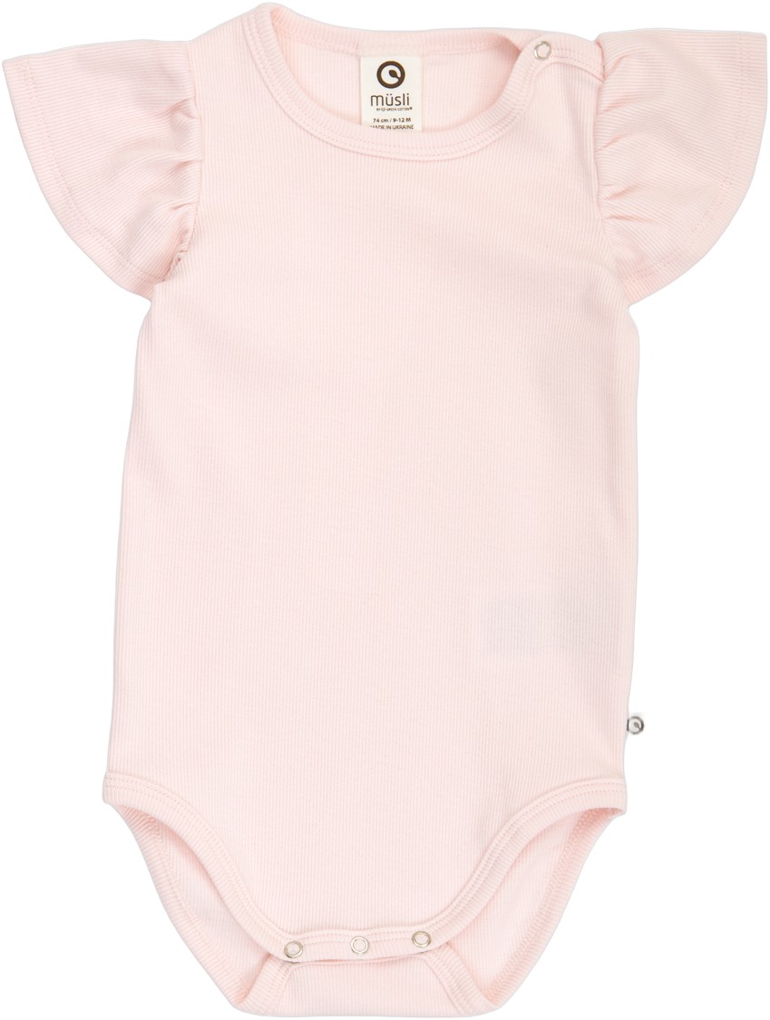 Cozy me rib Frill s/s Body