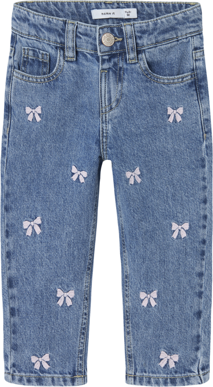 Nmfbella MOM EMB Jeans 3285be Noos