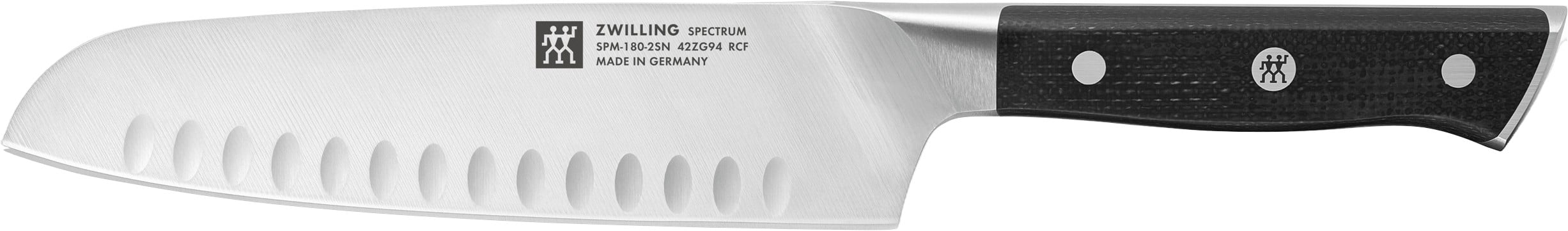 Spectrum Santokukniv 18 cm, Grantonskær - DKK 675 - Spar 50%