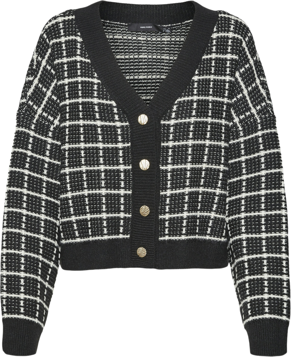 Vmkia LS Vneck Crop Cardigan CO BO