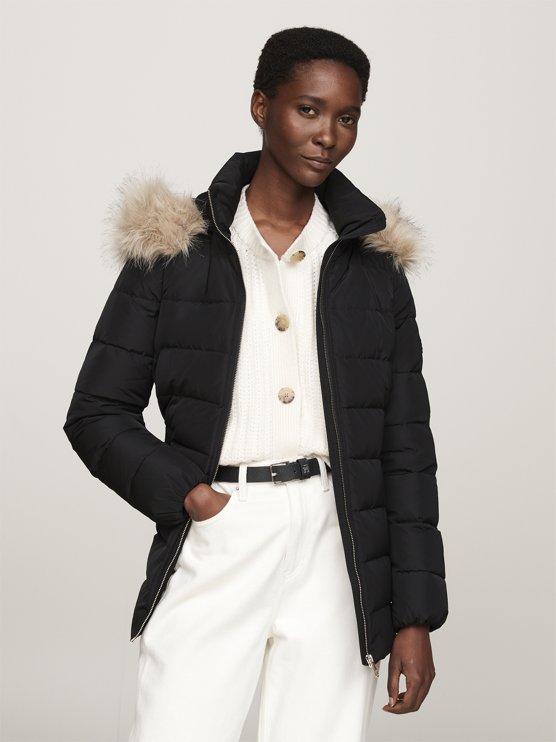 Heritage Down Tyra Jkt With Fur