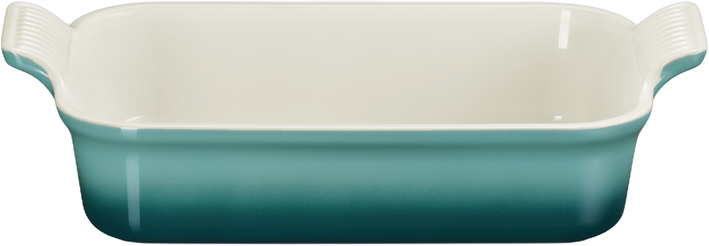 Le Creuset Signature Stentøj Heritage Rektangulært fad 26cm Bleu Rivie