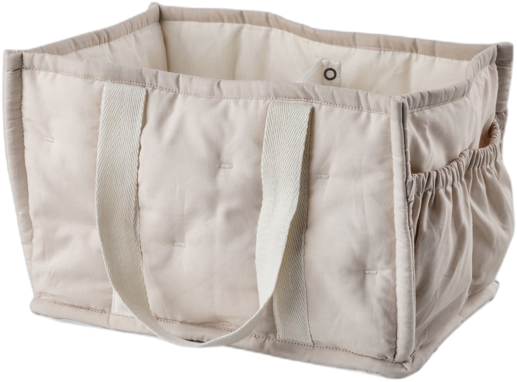 Pusleopbevaringskurv m/ Hanke, Morning Beige