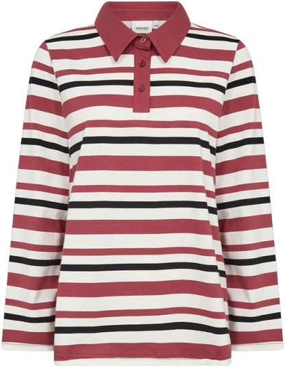 Curvy Wachristel 2 T-shirt Rød