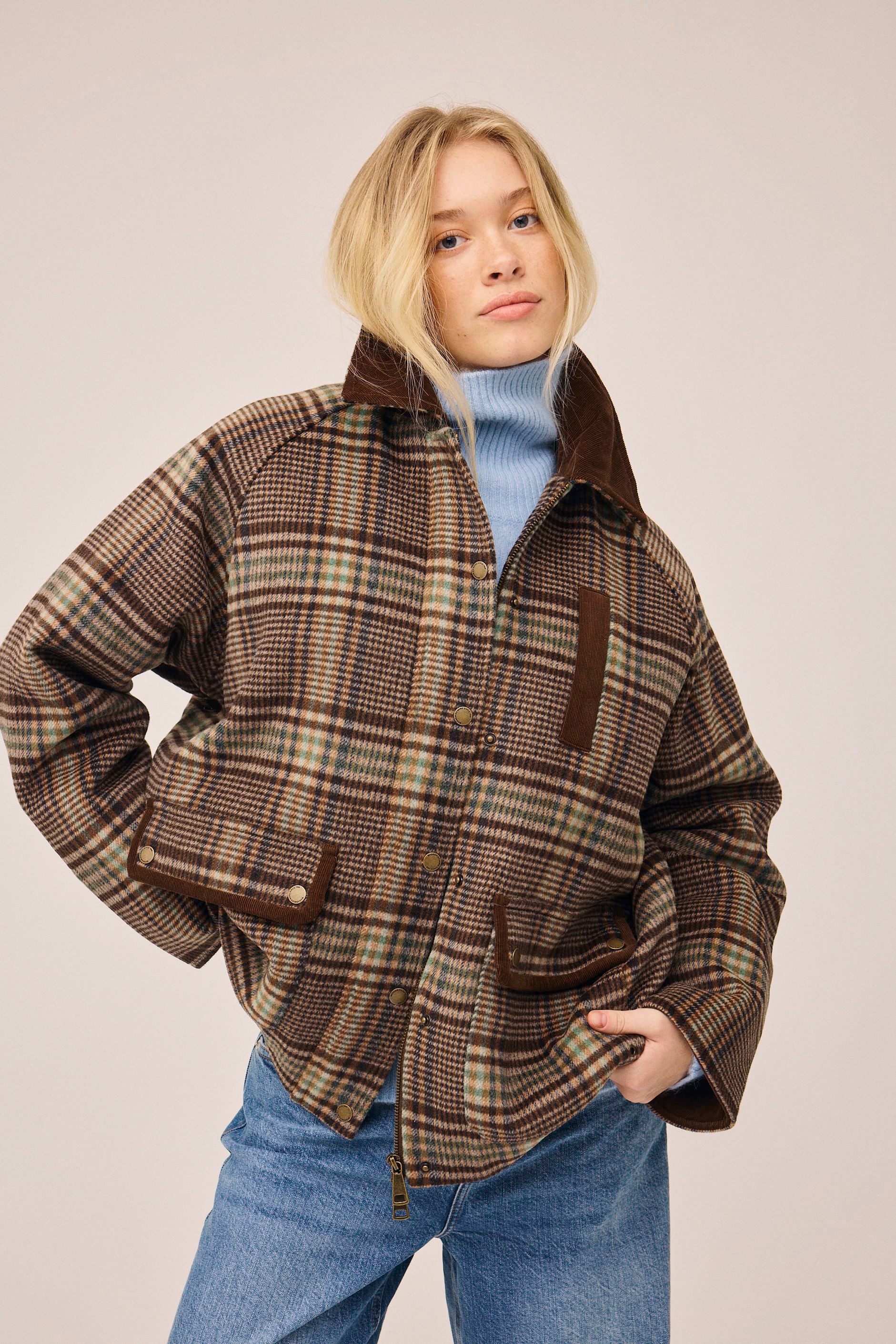 Emmy Wool 9 Jacket With Corduroy Details GRS