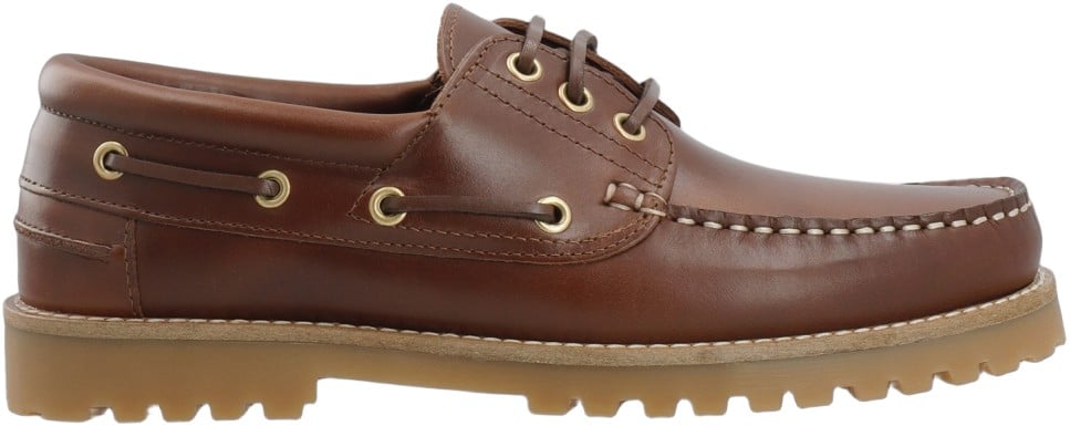 Biagreg Boat Shoe Pull Up Leather 2. 0