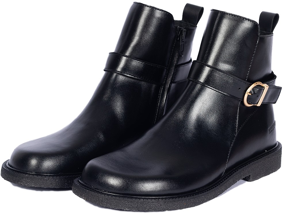 Støvle med Spændedetailje