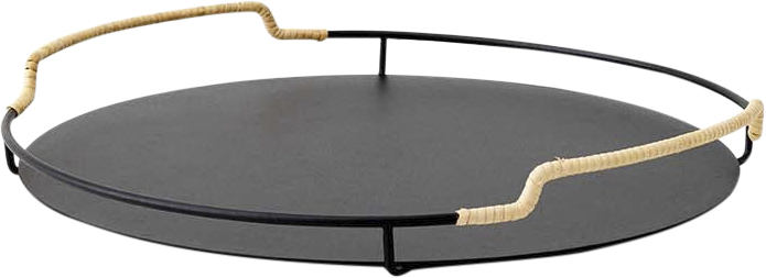 Balcony Serving Tray, Ø36,5, Black