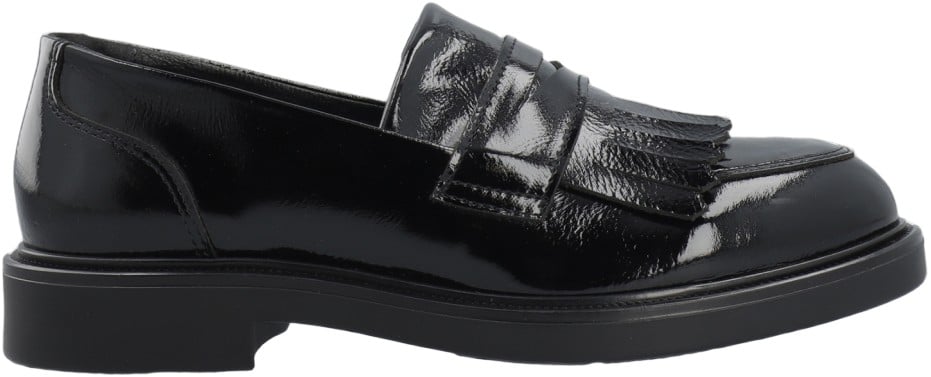 Caslola Fringe Loafer Patent