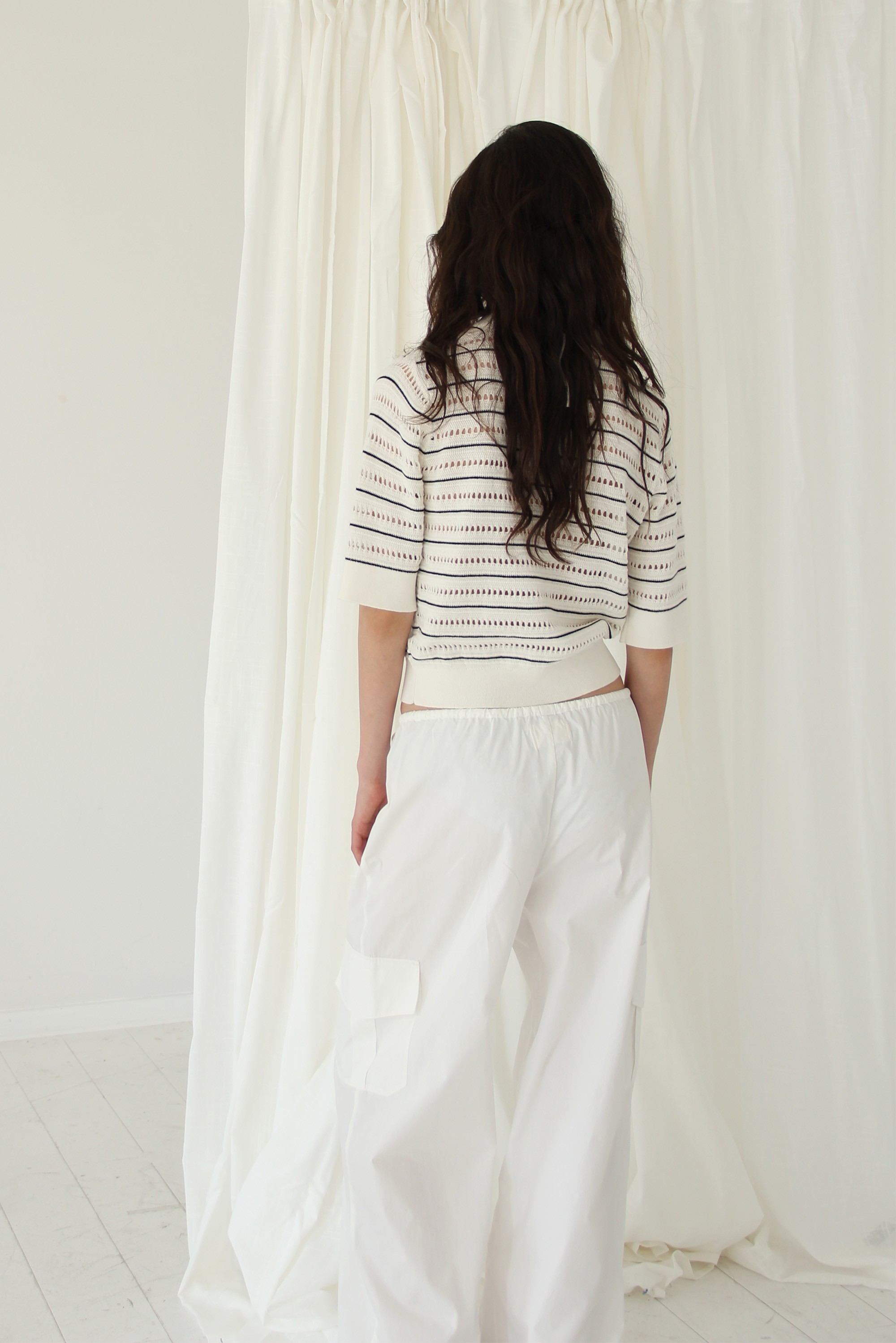 Taliana Stripe Polo Tee
