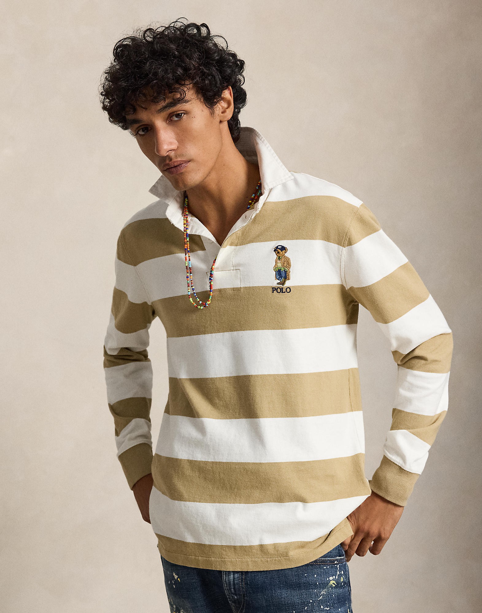 Big Fit Polo Bear Rugby Shirt