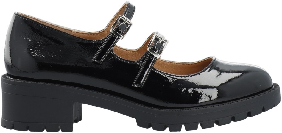 Biapearl Mary Jane Faux Leather