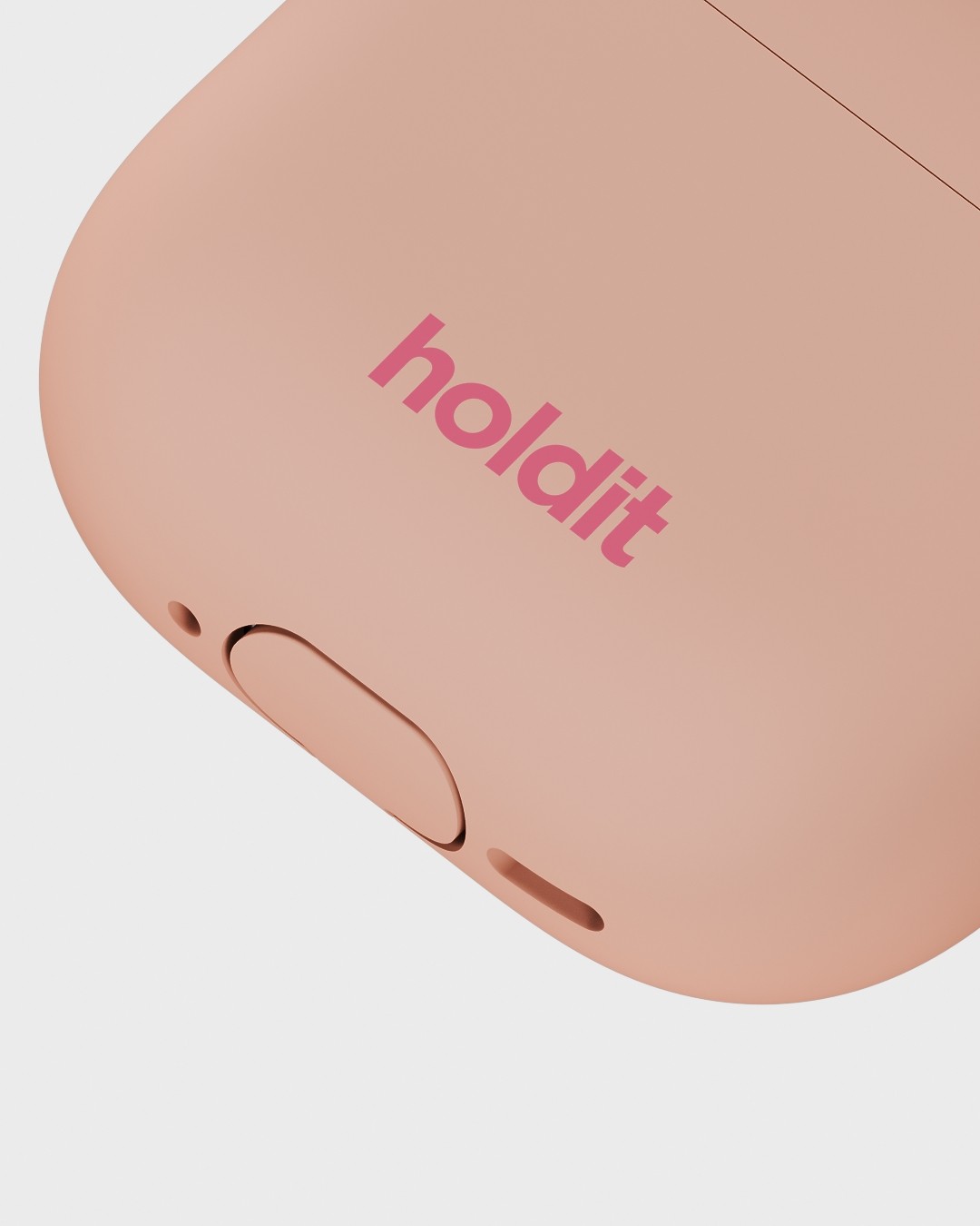Silicone Case Solid Airpods 4 Bare Pink