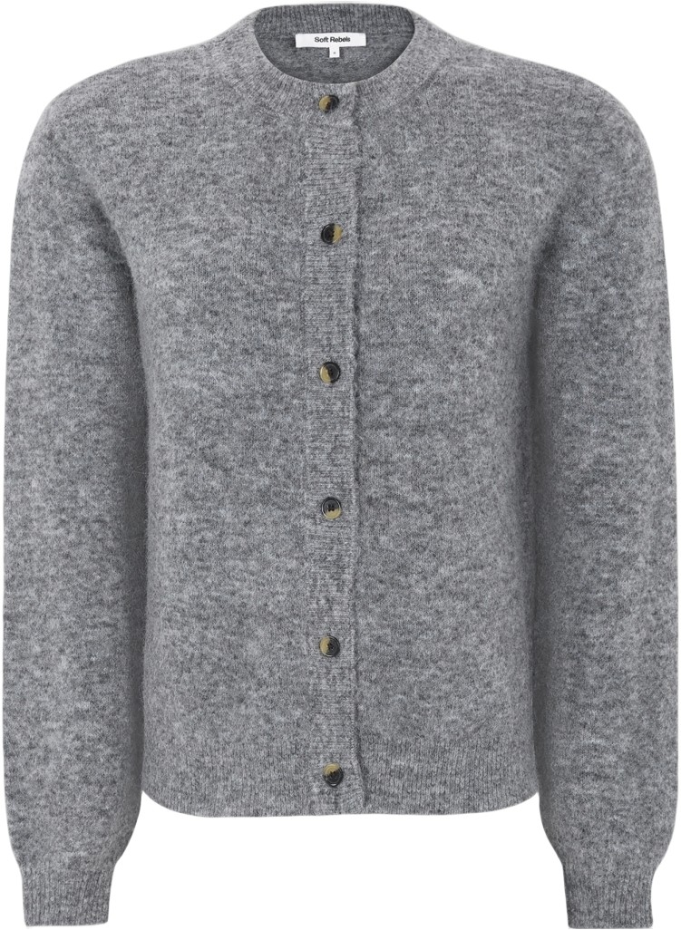 Srallison Oneck Cardigan Knit