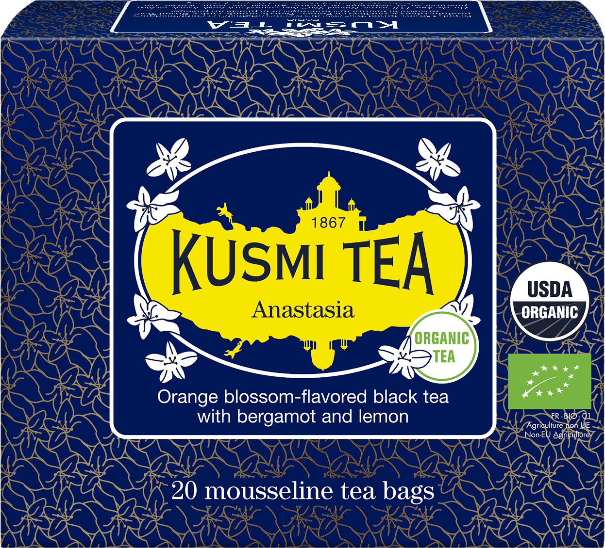 Organic Anastasia Box Muslin Tea Bags 40gr 4oz