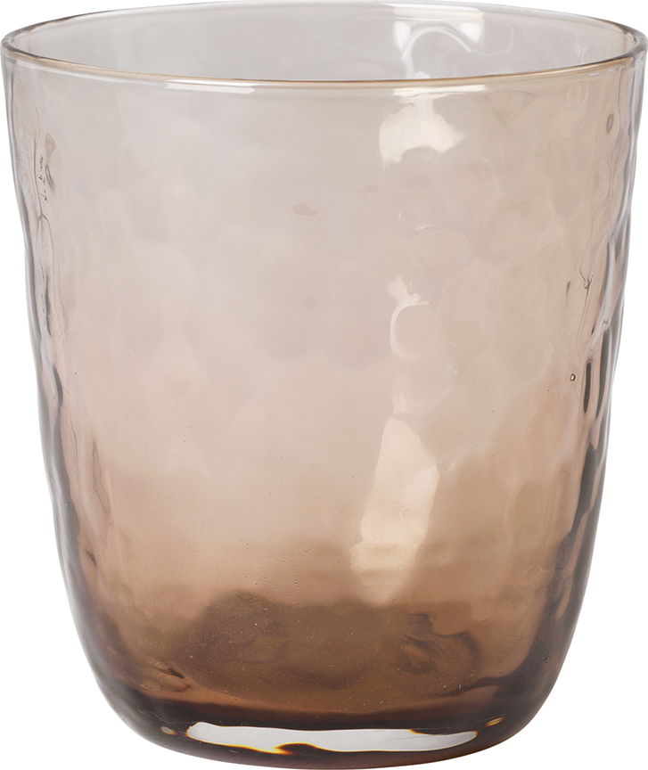 Drikkeglas Hammered Fra Broste Copenhagen Gul 9,2x13,5CM