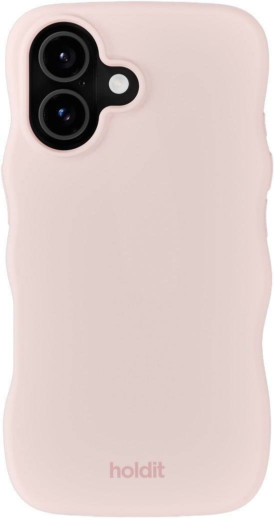 Wavy Case Silicone Magsafe Cpt. IPH 17 Ballerina Pink