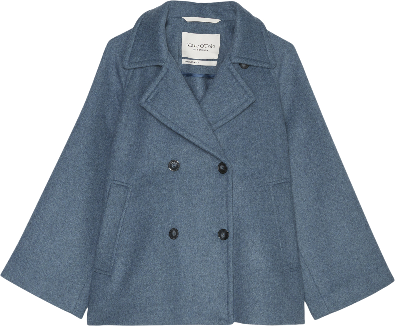 Wool Cape Double Breasted