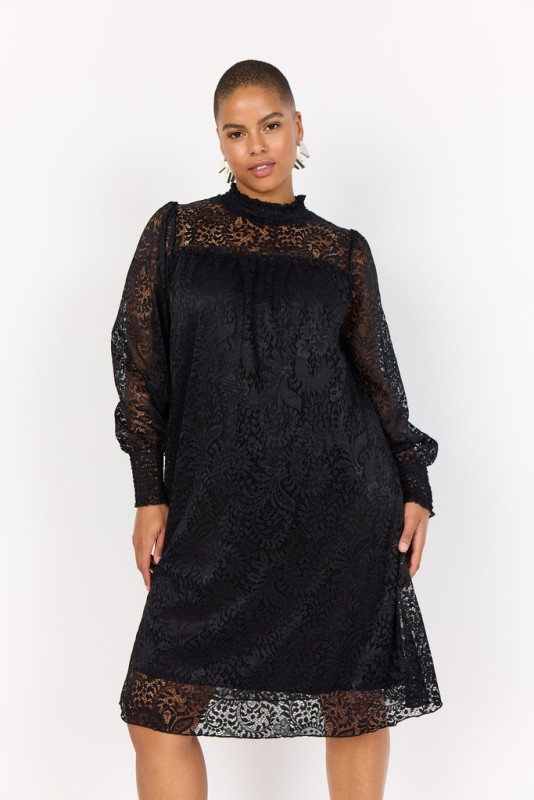 Curvy Wakristin 1 Kjole Sort
