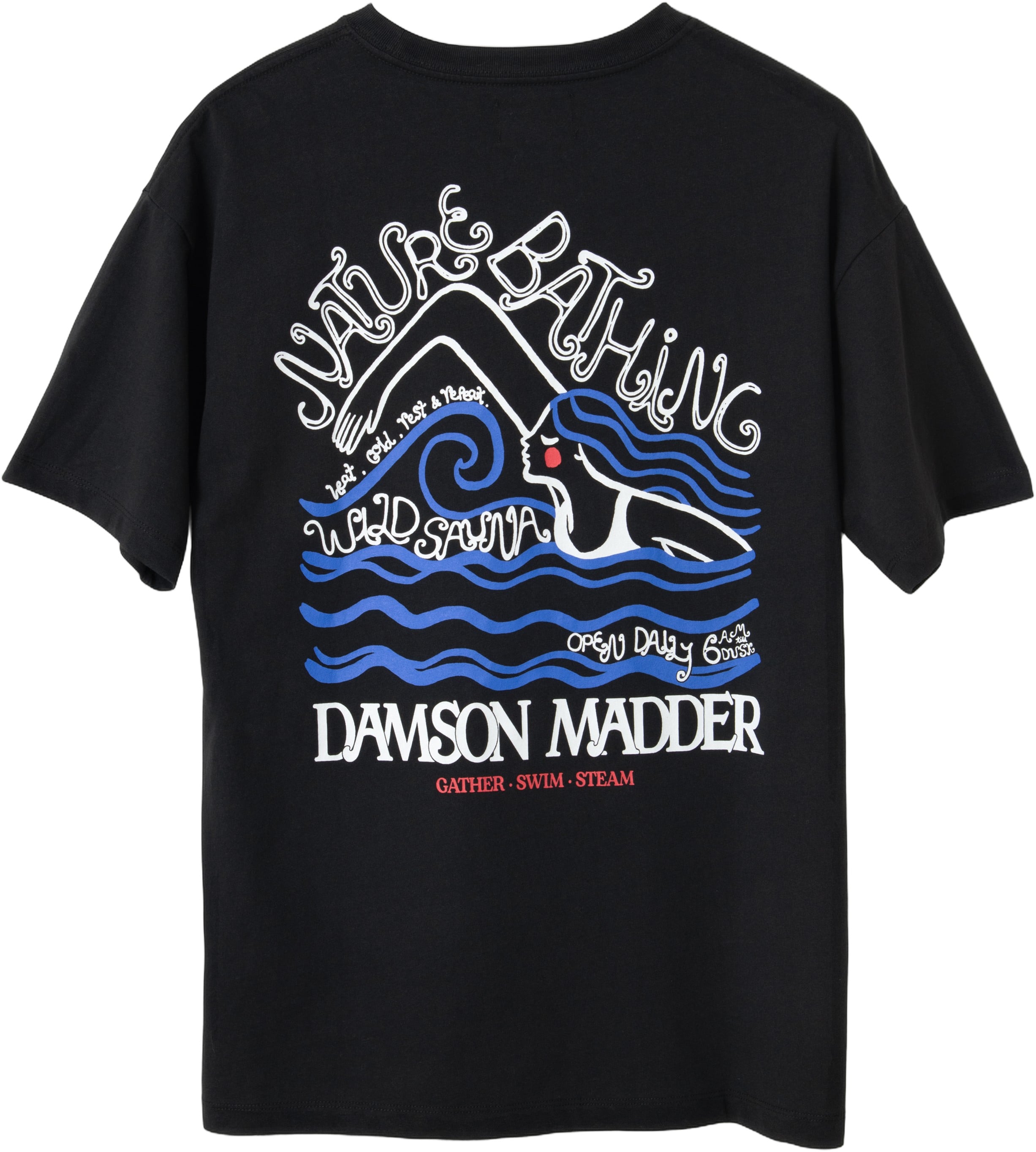 Nature Bathing SS Graphic TEE Black