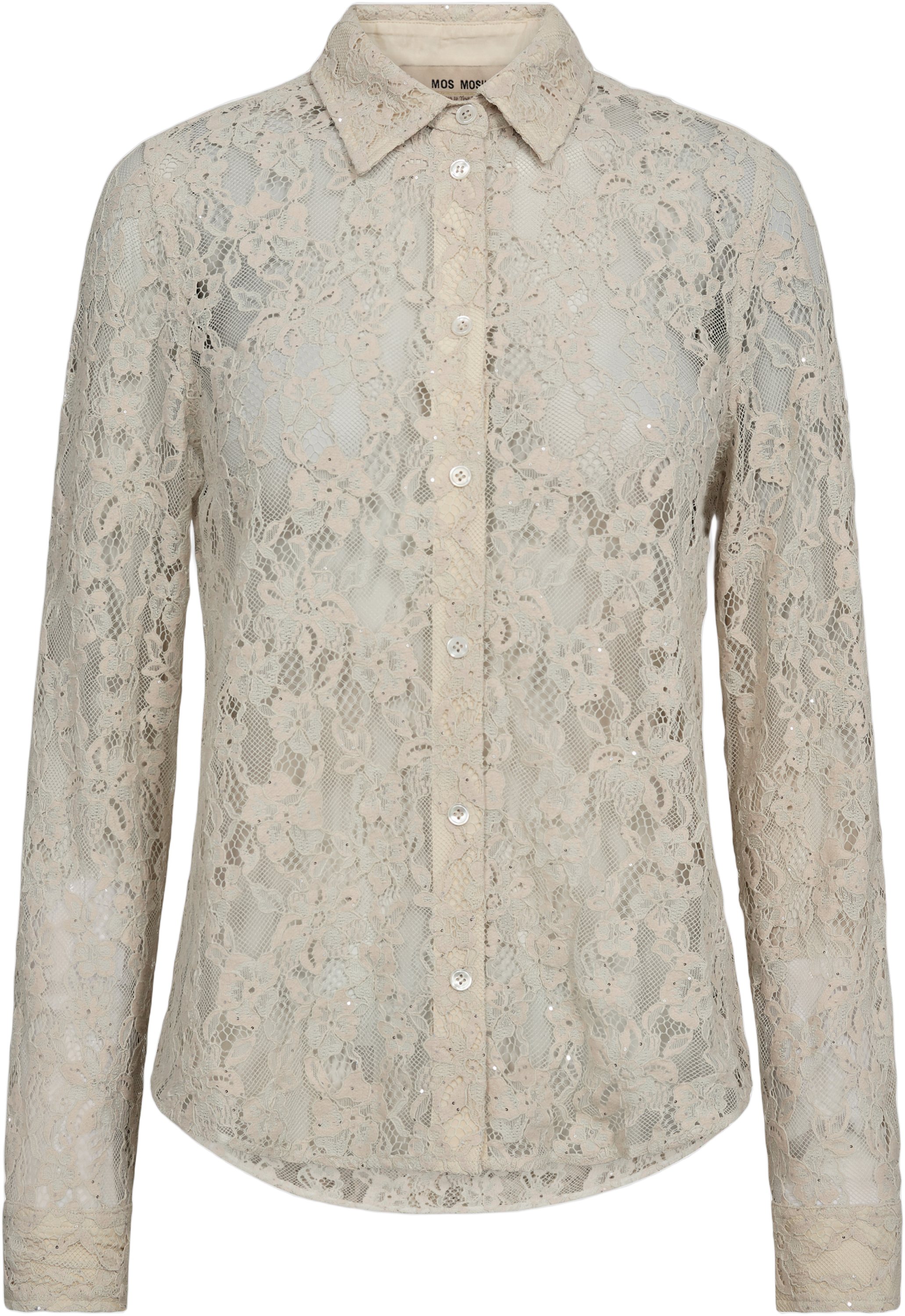 Mmkether Lace Sequin Shirt