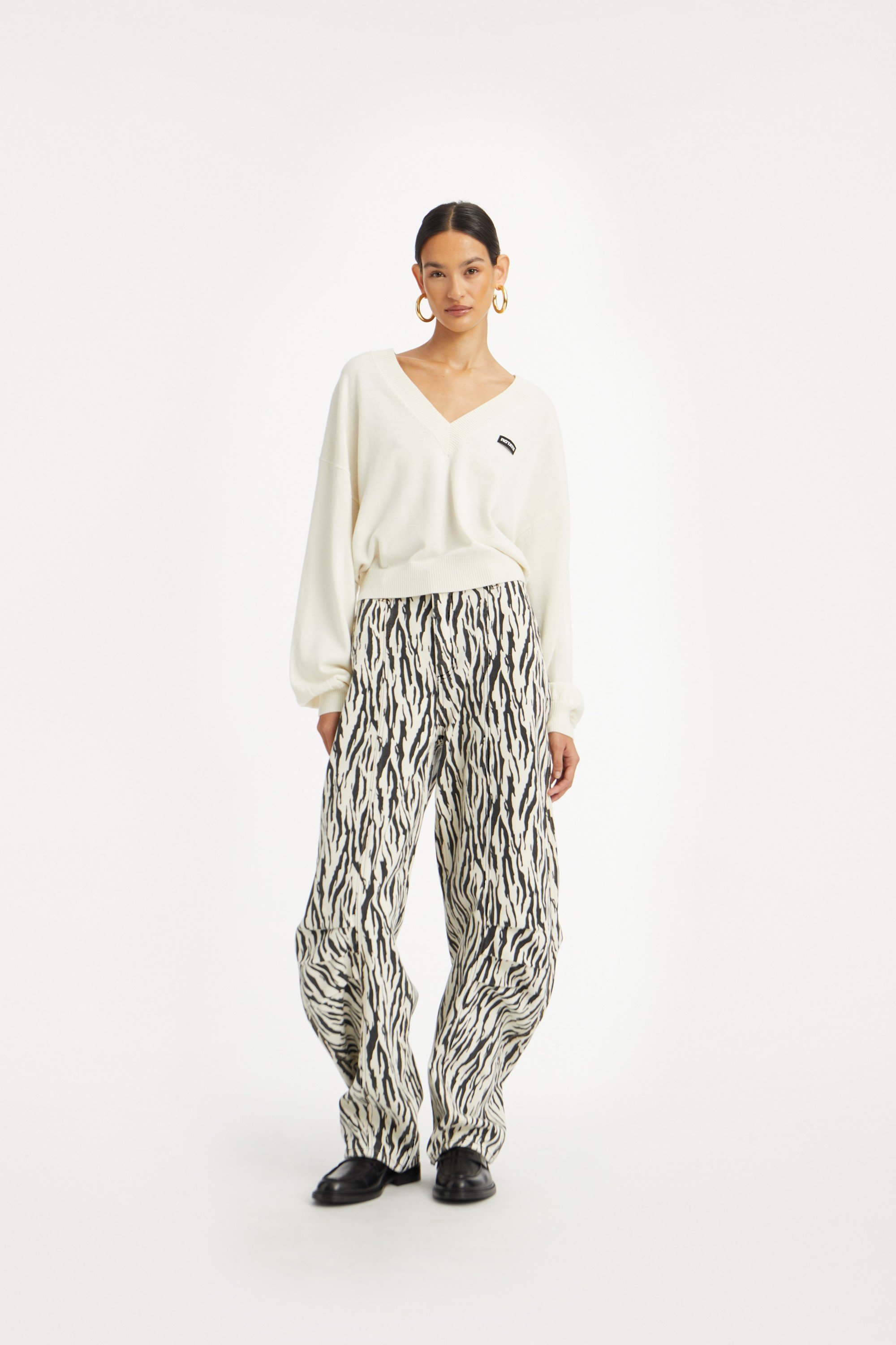 Knit Vneck Sweater