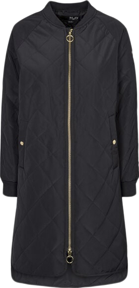 Rubina Quilted Lang Overgangsjakke