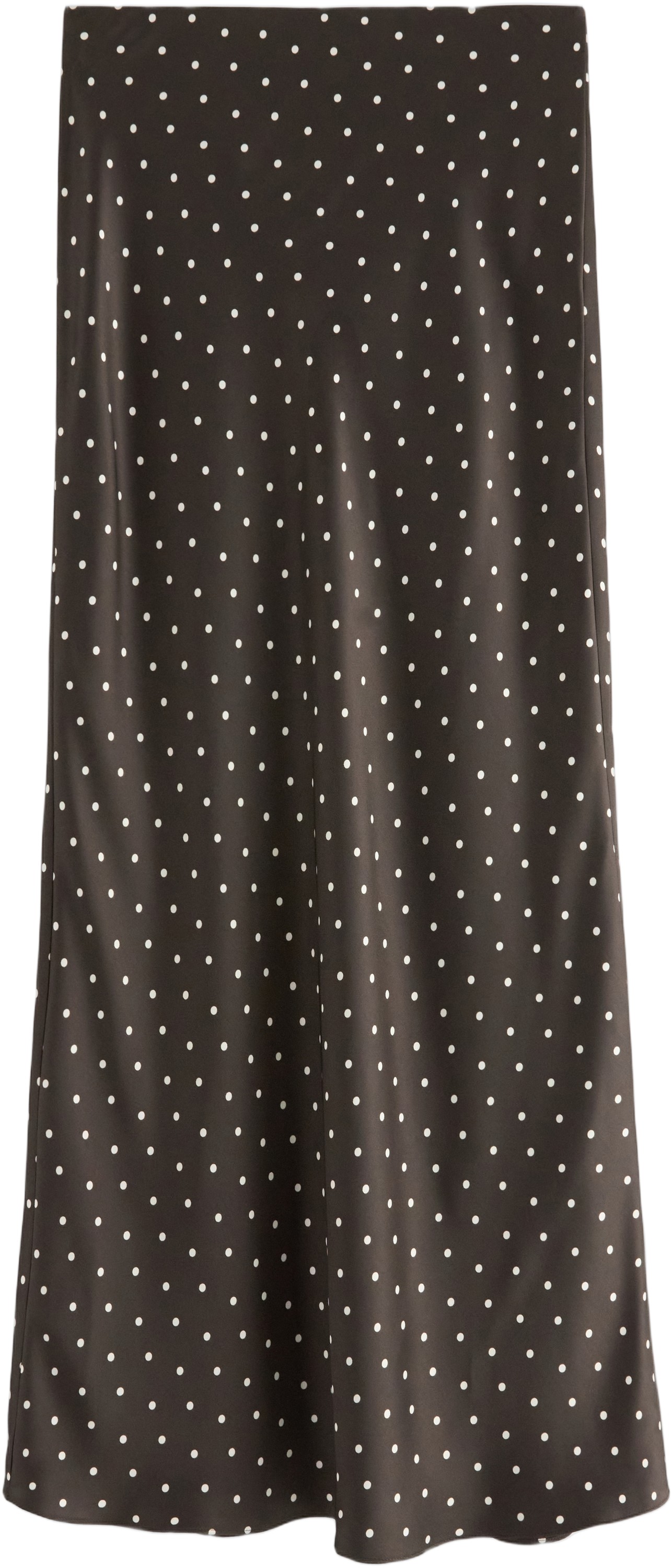 Sleek Maxi Skirt in Satin With a co