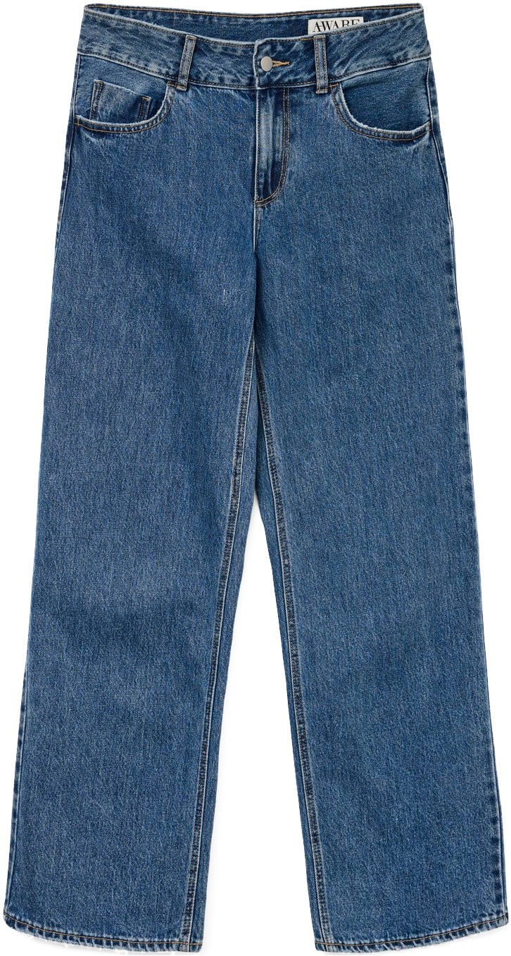 Awrena MR Wide Denim Jeans Li3137 N