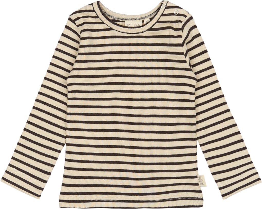 Tshirt L/S Modal Striped