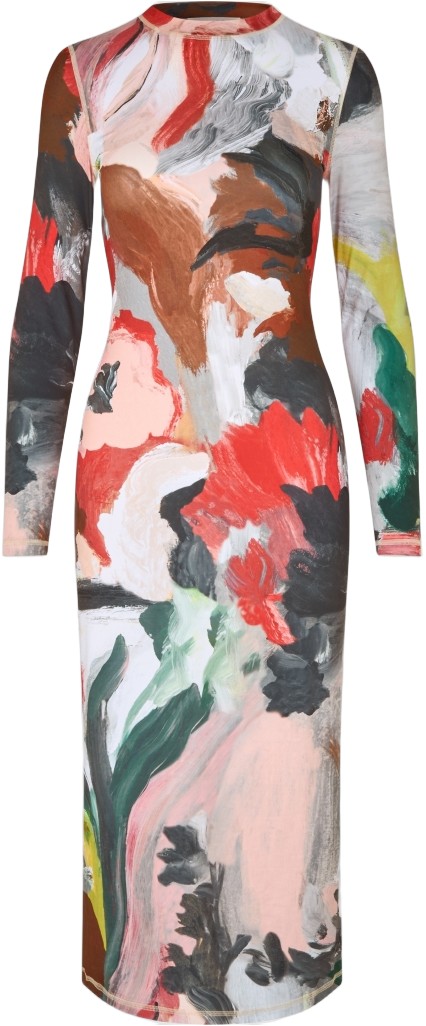 2244 Stocking Jersey, Pullover Long Sleeve Midi Dress 2244 Stocking Jersey, Pullover Long Sleeve Midi Dress