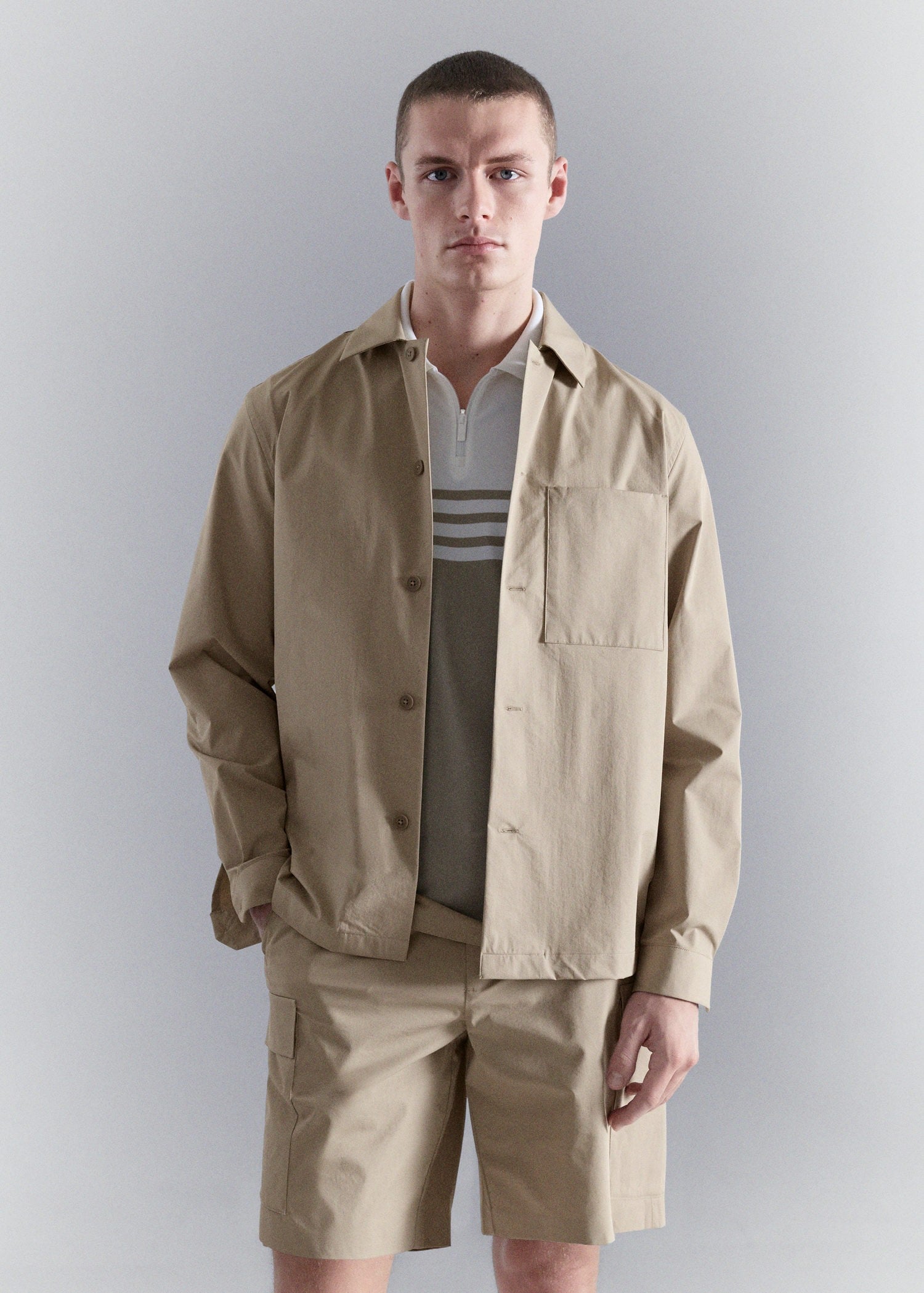 Noniron Overshirt Pocket