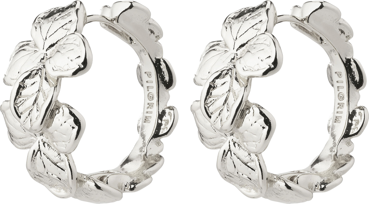 Echo Recycled Hoop Earrings Silverplated - DKK 224 - Spar 25%