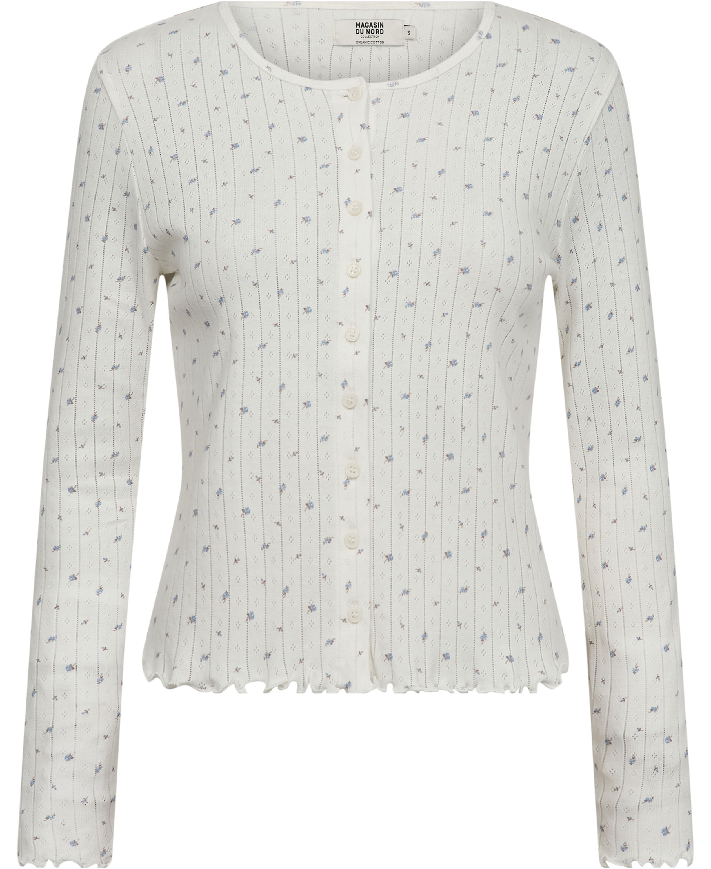 Eloise 10 Cardigan Pointelle 100% Økologisk Bomuld Gots